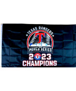 TEXAS RANGERS WORLD CHAMPS 3x5&#39; FLAG/BRASS GROMMETS IN/OUTDOOR- 100 D-PO... - £7.84 GBP