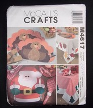 McCall&#39;s Crafts Pattern M4617 Holiday Table Settings Christmas Thanksgiving - £4.32 GBP