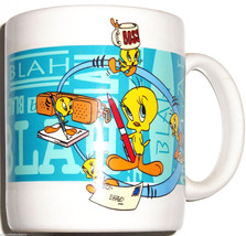 Looney Tunes Tweety Coffee Mug Cup Break Sylvester 1996 Retired - $14.95