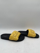 Marni Logo Puffy Pool Slide Sandal Yellow Size 44 - $222.74