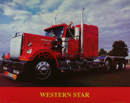 Western Star Truck - Framed Print - 16&quot;H x 20&quot;W - £46.50 GBP