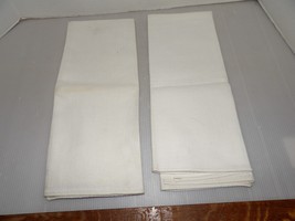 2 Vintage Boott Mills Plain Kitchen Tea Towels Lowell, Mass 32&quot; x 17 1/2&quot; - £10.38 GBP