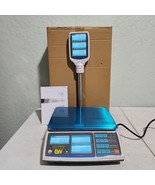 60 Lb NTEP Legal For Trade Price Digital Computing Scale with Pole Display - $247.50 CAD