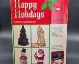 New Vintage Walnut Hill Christmas Holiday Santa Clause+Praying Hands Can... - £15.81 GBP