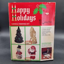 New Vintage Walnut Hill Christmas Holiday Santa Clause+Praying Hands Candle Kit - £15.86 GBP