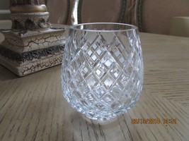 LENOX CRYSTAL1ST ANNUAL CHRISTMAS CANDLE HOLDER NOEL 1984 SALE - $74.11 MXN