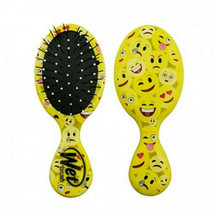 Wet Brush Mini Detangler Travel Size Yellow Brush Happy Hair Squirt Emoji - £7.85 GBP