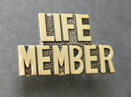 Life Member Army Usaf Usmc Usn Script Lapel Pin Badge 1 Inch - £4.50 GBP