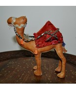 Vintage Handmade Natural Leather Camel Statue Figurine - $94.90 CAD