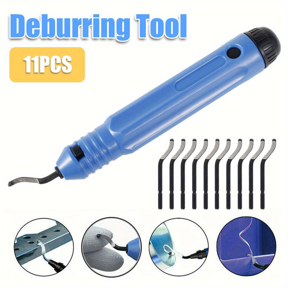 Precision Deburring Tool Kit for 3D Printing and Metal Work - £12.47 GBP
