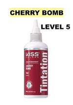 Kiss Tintation Semi-Permanent Hair Color 5 Fl Oz Cherry Bomb T541 Level: 5 - £4.45 GBP