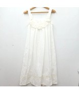 Bella Luna Strasburg Sleeveless White Slip Dress Girls 14 Lace Trim Cott... - £74.65 GBP