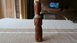 Antique African Wood Carved Figure Idol 5.25&quot; - £30.21 GBP