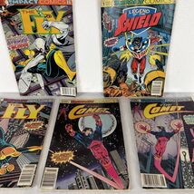 DC Comics Impact Lot of 5 The Comet The Fly Legend of the Shield - $12.91