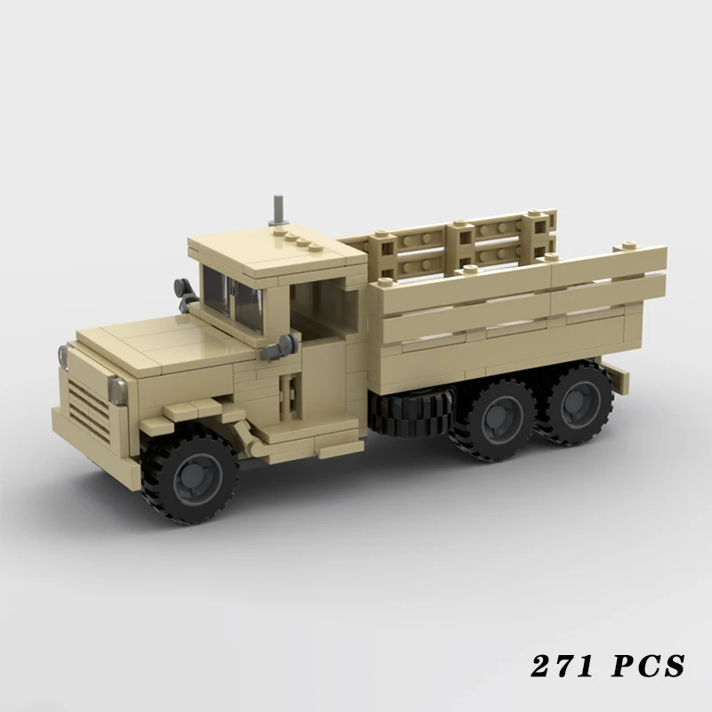 Military Equipment M939 American Heavy Truck MOC Building Block Assembly Display - £43.01 GBP