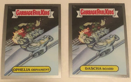 Ophelia Ornament Dascha Board Garbage Pail Kids  Lot Of 2 Chrome 2020 - £3.81 GBP