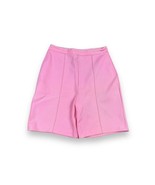 Vtg 60s 70s Jane Colby Polyester Stretch Pintuck Shorts Pastel Pink Wome... - £19.16 GBP