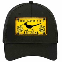 Arizona Grand Canyon With Route 66 Novelty Black Mesh License Plate Hat - £23.17 GBP