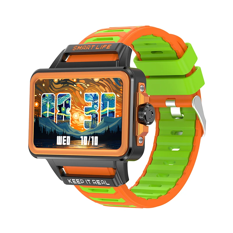 New Fashion Personality Smart Watch 1.57-inch HD Large Screen 24h Continuous Hea - £40.90 GBP