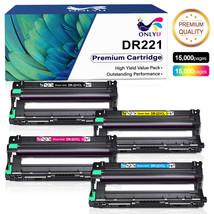 4Pack Drum Unit Combo For Brother Dr221Cl Dr221 Hl-3170Cdw 3140Cw Mfc-9340Cdw - £60.70 GBP