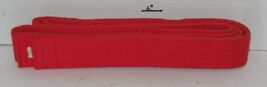 Tiger Claw Taekwondo Red Belt Karate Judo Jiu jitsu Martial Arts Size M - $14.80