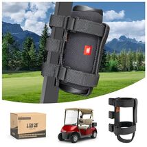 10L0L Adjustable Golf Cart Speaker Mount Black PVC Strap for Yamaha EZGO - $209.38 MXN