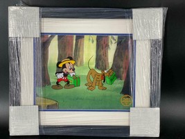 Disney Framed Animation &quot;Mr. Mouse takes a trip&quot; Mickey &amp; Pluto Cel - £156.99 GBP