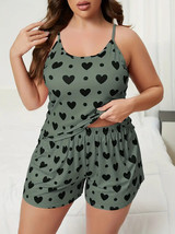 SOLY HUX Women&#39;s Cami Top and Shorts Lounge Sleepwear Set - Plus Size: 4... - £11.60 GBP