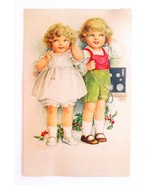 Trenton Cracker Co. OTC Color Litho Trade Advertising Post Card Children... - $3.95