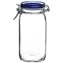 Bormioli Rocco Fido Jar - 1.5 Liter (50.75 oz.) - Blue Lid - £27.32 GBP