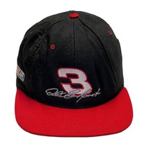 VTG Nutmeg Mills Unisex Black Red Dale Earnhardt #3 Nascar Racing Snapback Hat - £18.57 GBP