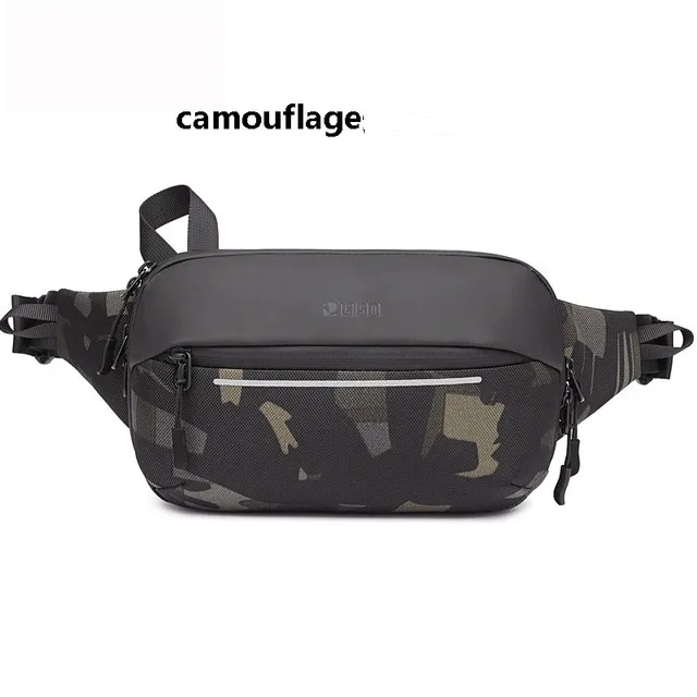 New Waterproof Men&#39;s Fanny Pack Multi-functional Chest Bag Simple Fashio... - $45.78