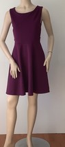 Cynthia Rowley Sz 4 Purple Fit And Flare Dress - £20.00 GBP