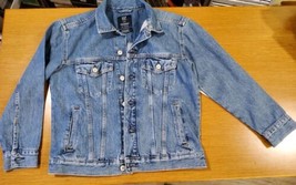 Gap Teen Lightly Distressed Denim Jean Jacket Size X-Large New w/ Tags Button Up - £25.44 GBP