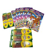 Lisa Frank Giant Coloring Activity Book 2019 Crayola Twistables Crayons Lot of 5 - $39.55