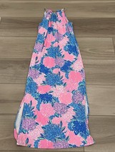 Lilly Pulitzer Women&#39;s Gold Chain Halter Neck Bingham Midi Dress Size XS - $68.30