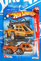 Hot Wheels 2010 Race World Movie Stunts #174 Flame Stopper Orange w/ 5SPs - $3.50