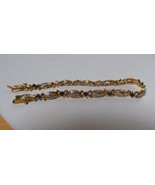 925 DBJ Dark Blue Stone Tennis Bracelet 7&quot; - $33.99 CAD