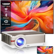 Smart Projector With Android Tv Streaming Apps, Full Hd Led Gaming Projector Wit - £364.74 GBP
