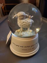 Hallmark Little Lamb Musical Snow Globe Tested Works - $18.81