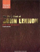 The Very Best Of John Lennon Japan Piano Solo Score Book Sheet Music 2000 - £20.94 GBP