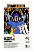 Phantom Fighter Nintendo NES Video Game Vintage 1990 Print Magazine Ad - £7.59 GBP