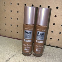 2 Bottles Maybelline Dream Radiant Liquid Hydrating Foundation 128 MOCHA New 1oz - £7.58 GBP