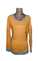 NWT Maurices Women&#39;s Long Sleeve Shirt XL  Orange - £14.34 GBP
