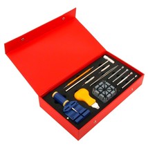 12 PC Deluxe Watch Opener Tool Kit Watchmaker Watchmakers Repair Tools - £20.92 GBP