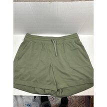 Old Navy Women&#39;s Shorts High-Waisted Stretch Olive Green Women’s Size Large - $15.37