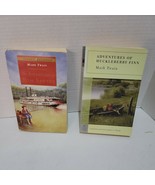 Mark Twain Lot The Adventures of Tom Sawyer  &amp; Adventures of Huckleberry... - $94.08 MXN