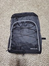 SEEHONOR Insulated Cooler Backpack Leakproof Soft Cooler Bag Lightweight -Black - £20.03 GBP