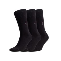 AWS/American Made Black Bamboo Dress Socks for Men with Reinforced Seamless Toe  - £10.93 GBP
