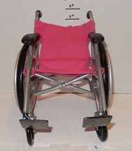 BATTAT Our Generation Wheelchair Pink Black for 18 Inch Dolls - Rolls &amp; ... - £11.39 GBP